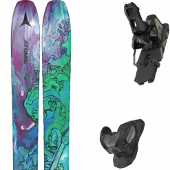 ATOMIC BENT CHETLER 120 MTGREEN/PUR + ATOMIC WARDEN 13 MNC BLACK/GOLD