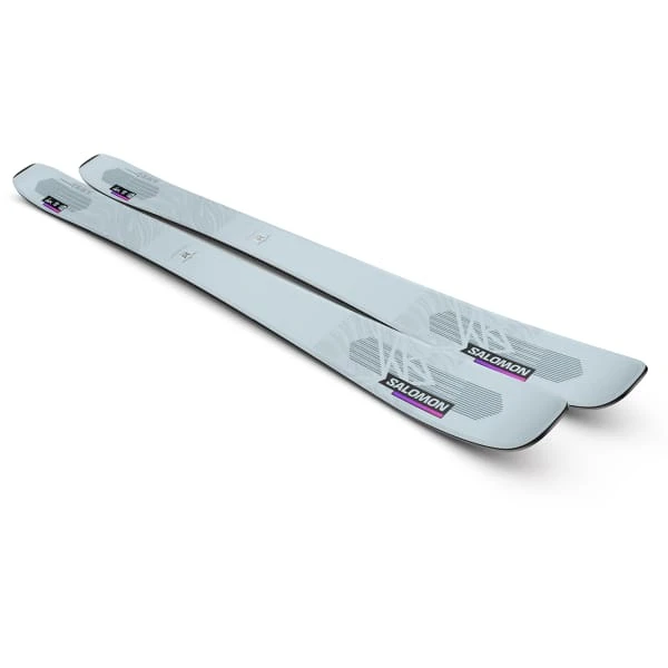 SALOMON N QST LUX 92 GRAY DAWN/NEO + TYROLIA ATTACK 11 GW W/O BRAKE A - Afbeelding 4