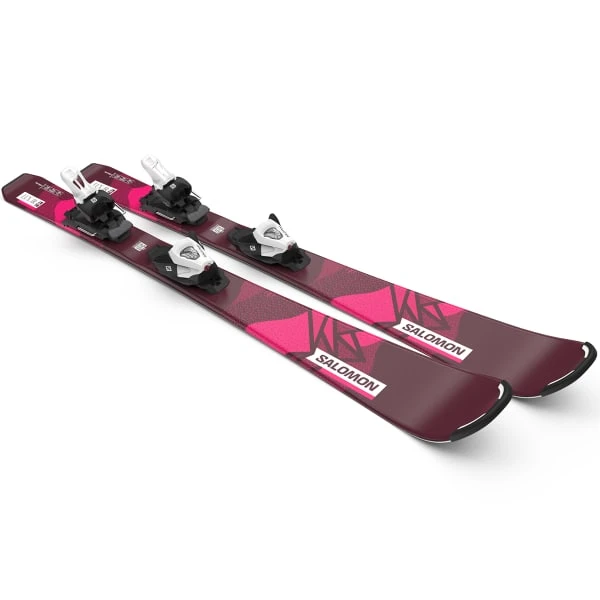 SALOMON LUX JR M BORDEAU/PINK + C5 GW J75 BLACK/WHITE 23 - Afbeelding 6