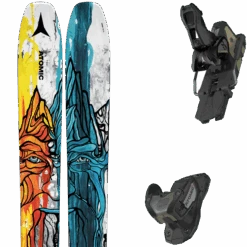 ATOMIC BENT CHETLER 120 BLUE/YELLOW + ATOMIC WARDEN 13 MNC BLACK/GOLD